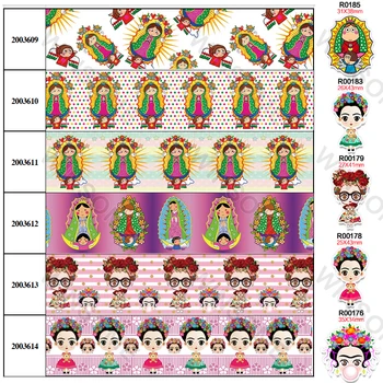 5 Yards 25mm/38mm/50mm/75mm Mexico Cartoon Printed Grosgrain/Satin Ribbon 30 Pcs Planar Resins for DIY Party Decorations 
5 Yards 25mm/38mm/50mm/75mm Mexico Cartoon Printed Grosgrain/Satin Ribbon 30 Pcs Planar Resins for DIY Party Decorations