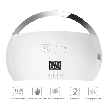 Intelligent Nail Lamp Nail Phototherapy Machine Major Fashion Uv Nail Lamp Nail Dryer White ABS Dry Timing Beauty Health
Intelligent Nail Lamp Nail Phototherapy Machine Major Fashion Uv Nail Lamp Nail Dryer White ABS Dry Timing Beauty Health
