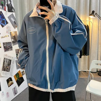 Spring Super Fire Ins Striped Jacket Jacket Men's Korean Version of The Trend of Student Sports Loose Wild Tide Brand Top
Spring Super Fire Ins Striped Jacket Jacket Men's Korean Version of The Trend of Student Sports Loose Wild Tide Brand Top