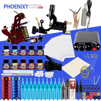 Pro Complete Tattoo Kit 1 Rotary Tattoo Gun 1 Liner Shader Machine 10 Color Inks Grip Needles Body Art Tattoo Accessories Set
Pro Complete Tattoo Kit 1 Rotary Tattoo Gun 1 Liner Shader Machine 10 Color Inks Grip Needles Body Art Tattoo Accessories Set