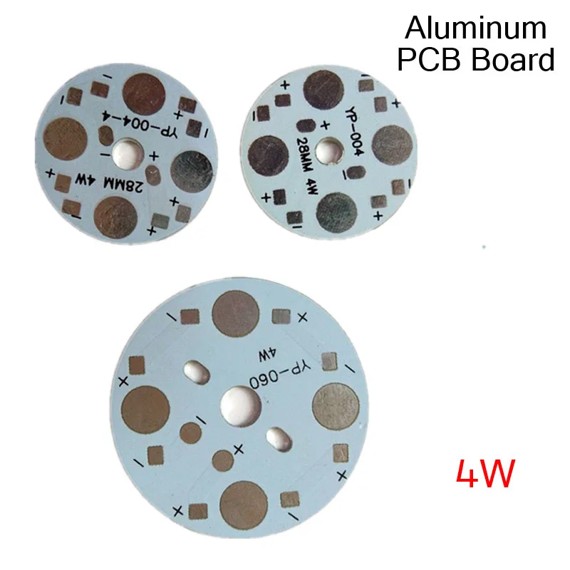 Фото For LED Chips 4W Light Panel Low Voltage Base Aluminum Plate bulib light Radiator PCB Board DIY 12V Substrate | Лампы и освещение