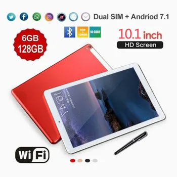 Hot New WiFi android tablet 10 Inch Ten Core 4G Network Android 7.1 Buletooth Call Phone Tablet Gifts(RAM 6G+ROM 16G/64G/128G)
Hot New WiFi android tablet 10 Inch Ten Core 4G Network Android 7.1 Buletooth Call Phone Tablet Gifts(RAM 6G+ROM 16G/64G/128G)