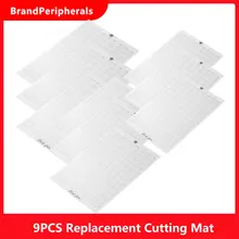 9PCS OLD FOX Replacement Cutting Mat Transparent Adhesive Mat with Measuring Grid 8 by 12-Inch for Silhouette Cameo Cricut
9PCS OLD FOX Replacement Cutting Mat Transparent Adhesive Mat with Measuring Grid 8 by 12-Inch for Silhouette Cameo Cricut