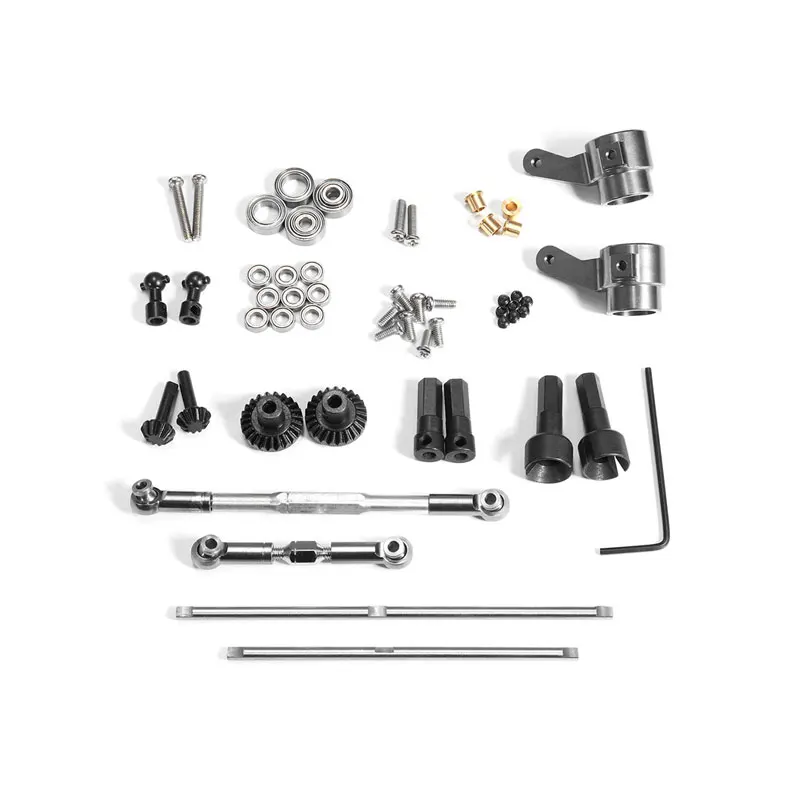 FBIL-Upgrade Metal Gear Bridge Axle for WPL C14/C24 JJRC B14/B24 with Screws RC Truck RC Car Parts
FBIL-Upgrade Metal Gear Bridge Axle for WPL C14/C24 JJRC B14/B24 with Screws RC Truck RC Car Parts