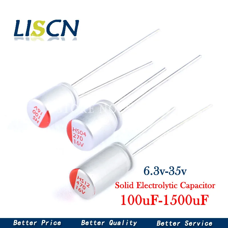 Электролитический конденсатор DIP 6,3 В 10 в 16 в 100 мкФ 150 мкФ 220 ...