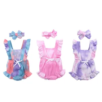 0-24M Newborn Kid baby Girl Clothes Tie-Dye Print Ruffles Bodysuit Elegant Cute Sweet Princess Lovely Sunsuit New born outfit 
0-24M Newborn Kid baby Girl Clothes Tie-Dye Print Ruffles Bodysuit Elegant Cute Sweet Princess Lovely Sunsuit New born outfit