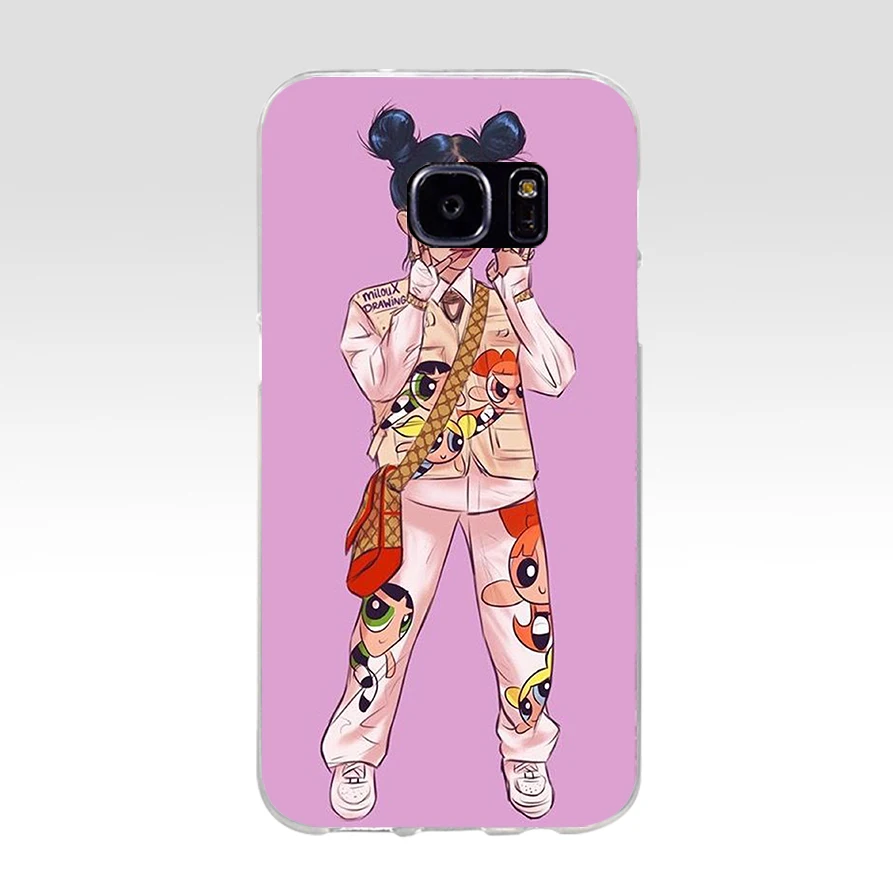 billie eilish girl gift soft silicone tpu cover phone case 