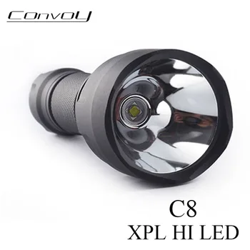 LED Flashlight Convoy C8 with XPL HI Linterna LED 7135*8 Camping Work Police Torch Tactical Flashlight 18650 Flash Light Black
LED Flashlight Convoy C8 with XPL HI Linterna LED 7135*8 Camping Work Police Torch Tactical Flashlight 18650 Flash Light Black