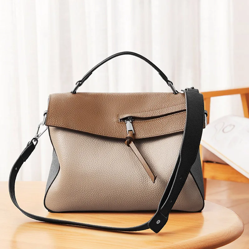 2020 New Style Europe and America Fashion Nappa Leather WOMEN'S Bag Versatile Simple Crossbody Bag Saddle Bag Bag Female 
2020 New Style Europe and America Fashion Nappa Leather WOMEN'S Bag Versatile Simple Crossbody Bag Saddle Bag Bag Female