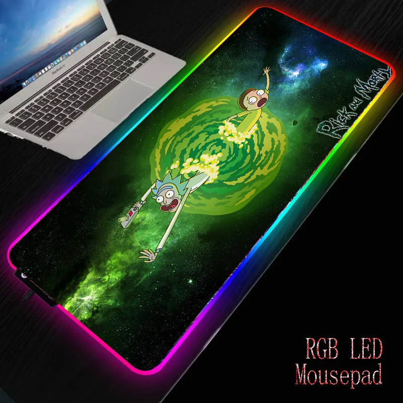 MRGBEST Anime Rick and Morty Gaming Mouse Pad RGB LED Lighting 7 Colorful Mousepad Mouse Mat 25x35cm 35x90cm Keyboard Mice Mat
MRGBEST Anime Rick and Morty Gaming Mouse Pad RGB LED Lighting 7 Colorful Mousepad Mouse Mat 25x35cm 35x90cm Keyboard Mice Mat
