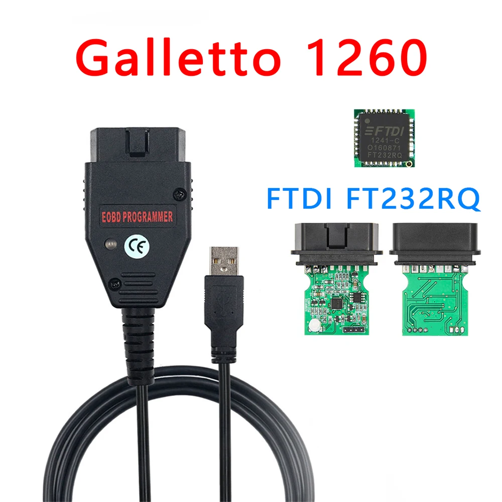 ECU-чип Galletto 1260 FTDI FT232RQ или RL EOBD, инструмент для настройки чипа OBD2 Flasher Galleto 1260 ECU Flasher с FTDI FT232RQ, настройка двигателя
ECU-чип Galletto 1260 FTDI FT232RQ или RL EOBD, инструмент для настройки чипа OBD2 Flasher Galleto 1260 ECU Flasher с FTDI FT232RQ, настройка двигателя