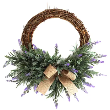 Christmas Lavender Garland Wall Window Party Decoration Front Door Ornament Hanging Artificial Flower Wreath 
Christmas Lavender Garland Wall Window Party Decoration Front Door Ornament Hanging Artificial Flower Wreath
