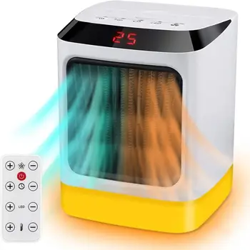 Adjustable 7 Color LED Night Light Portable Quiet Mini Heater Fan Electric Warmer For Home Office Winter Air Electric Fan Heater 
Adjustable 7 Color LED Night Light Portable Quiet Mini Heater Fan Electric Warmer For Home Office Winter Air Electric Fan Heater