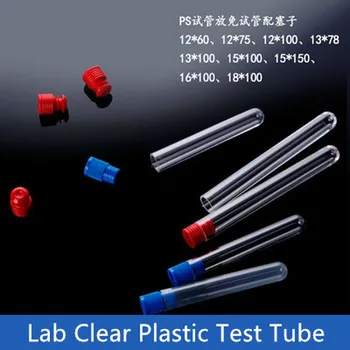10PCS 12x100mm Lab Clear Plastic Test Tube Round Bottom Tube Vial with Cap Lab Experiment Supplies Plastic Test Tubes with Cap
10PCS 12x100mm Lab Clear Plastic Test Tube Round Bottom Tube Vial with Cap Lab Experiment Supplies Plastic Test Tubes with Cap
