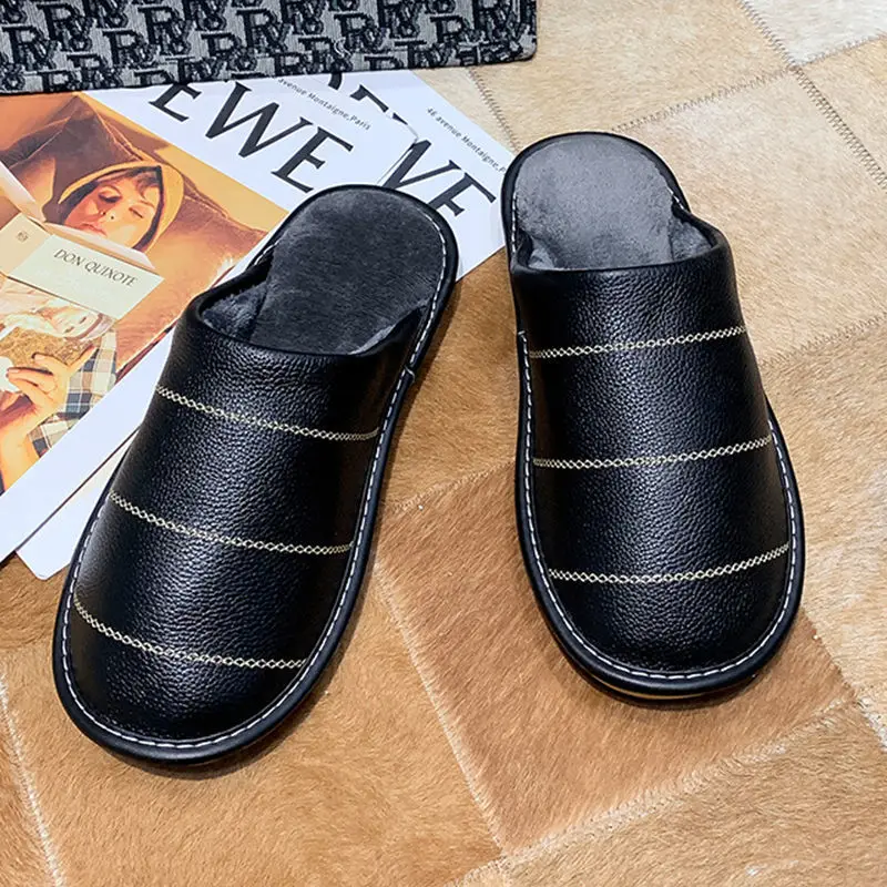 Shoes Black Men horizontal Fur Slides Male Genuine Leather Home Soft Slippers Mans Fuzzy House Shoes Winter Short Plush Mules
Shoes Black Men horizontal Fur Slides Male Genuine Leather Home Soft Slippers Mans Fuzzy House Shoes Winter Short Plush Mules
