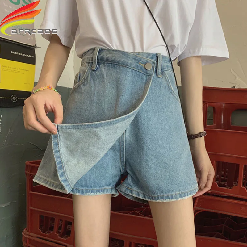 Shorts For Under Skirt 2020 Summer New Arrival Korean Style High Waist Women's Denim Shorts Jeans Pockets Ladies Jeans Short
Shorts For Under Skirt 2020 Summer New Arrival Korean Style High Waist Women's Denim Shorts Jeans Pockets Ladies Jeans Short