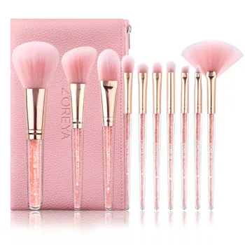 10pcs/set Blush Eyeshadow Make Up Brushes 10/12pcs Diamond Makeup Brush Set With Pink PU Leather Bag Face And Eye Brush
10pcs/set Blush Eyeshadow Make Up Brushes 10/12pcs Diamond Makeup Brush Set With Pink PU Leather Bag Face And Eye Brush