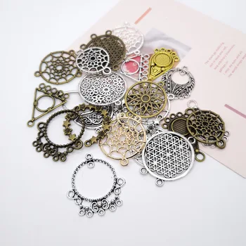 Vintage Metal Mix 10pcs Round Dreamcatcher Charms Hollow Pendant DIY Sweater Neacklace Handmade Jewelry Making Accessories 
Vintage Metal Mix 10pcs Round Dreamcatcher Charms Hollow Pendant DIY Sweater Neacklace Handmade Jewelry Making Accessories