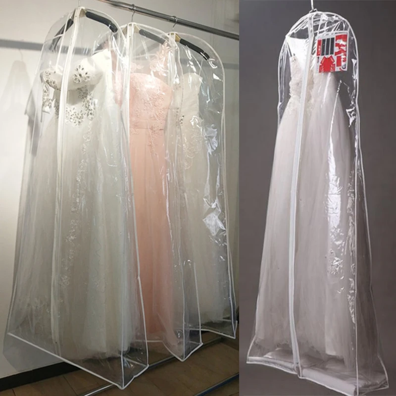 Thicken PVC Dress Bag Wedding Bridal Gown Travel and Storage Garment Bag Cover Waterproof Large Size Clear Protective Dust Cover
Thicken PVC Dress Bag Wedding Bridal Gown Travel and Storage Garment Bag Cover Waterproof Large Size Clear Protective Dust Cover