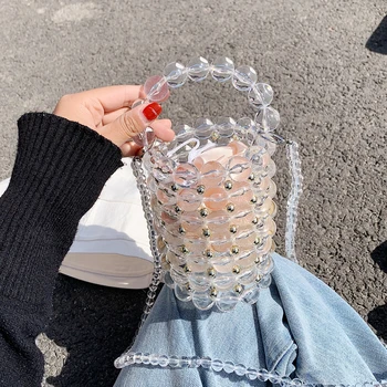 Luxury Transparent Crystal Bag Designer Pearls Jelly Bag Clutch Clear Evening Bag Messengers Women Crystal Handbag Pouch Totes
Luxury Transparent Crystal Bag Designer Pearls Jelly Bag Clutch Clear Evening Bag Messengers Women Crystal Handbag Pouch Totes