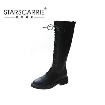 Women Combat Boots Antumn 2020 Female High Platform Gothic Shoes Black Leather Boots Lace up Women Knee High Boots
Women Combat Boots Antumn 2020 Female High Platform Gothic Shoes Black Leather Boots Lace up Women Knee High Boots