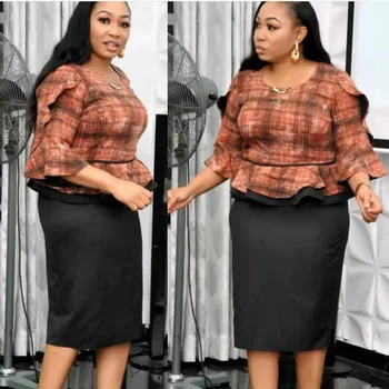 African Dresses for Women Plus Size 2019 Fashion Ruffle African Print Ankara Dresses Elegant Office Party Pencil Dress 1pcs Set
African Dresses for Women Plus Size 2019 Fashion Ruffle African Print Ankara Dresses Elegant Office Party Pencil Dress 1pcs Set