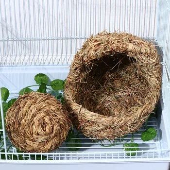 1Pc Plaited Nest Adorable Durable Slipper Shaped Natural Sleeping Bed Grass Nest Rabbit House for Hamster Mice
1Pc Plaited Nest Adorable Durable Slipper Shaped Natural Sleeping Bed Grass Nest Rabbit House for Hamster Mice