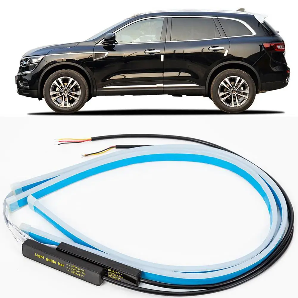 Ultrafine Cars LED Daytime Running Lights White Turn Signal Yellow Guide Strip for Headlight Assembly Automobile Decoration Lamp
Ultrafine Cars LED Daytime Running Lights White Turn Signal Yellow Guide Strip for Headlight Assembly Automobile Decoration Lamp