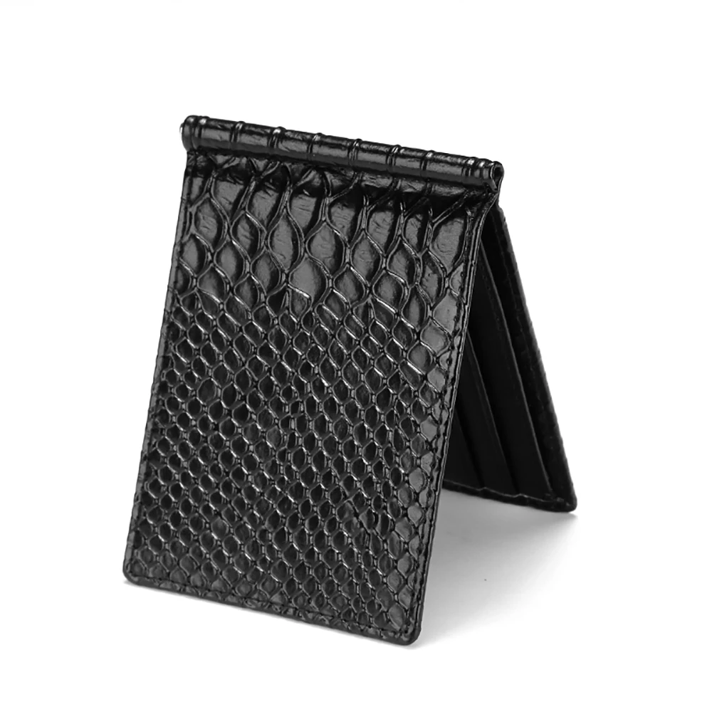 Women Crocodile Wallet Men's Snake Scale Card Holder Stainless Steel Wallet Flip Bank Credit Card Case
Women Crocodile Wallet Men's Snake Scale Card Holder Stainless Steel Wallet Flip Bank Credit Card Case