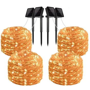Solar String Lights Solar Fairy Lights 8 Modes Copper Wire Lights Waterproof Outdoor String Light for Garden Patio Party Wedding
Solar String Lights Solar Fairy Lights 8 Modes Copper Wire Lights Waterproof Outdoor String Light for Garden Patio Party Wedding