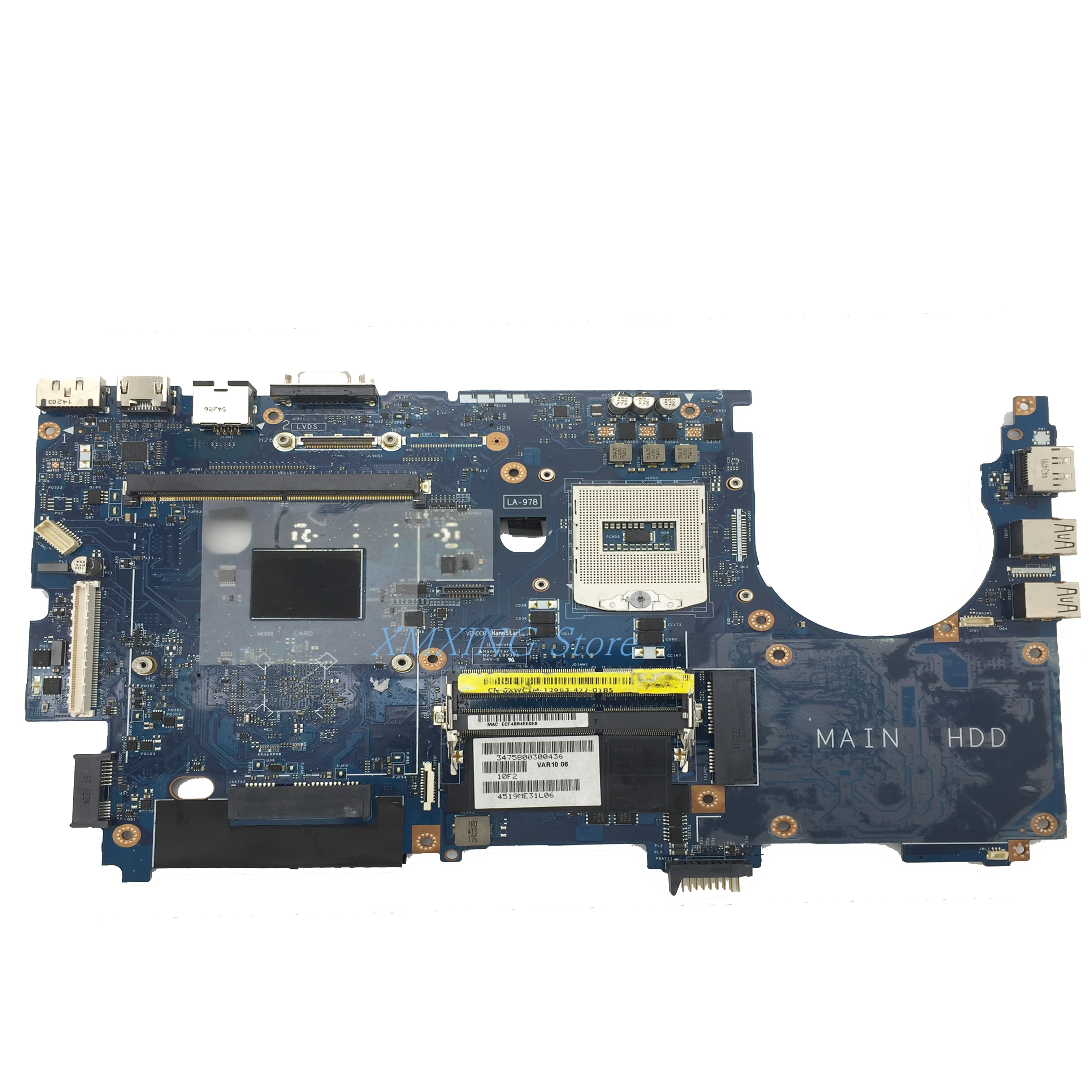 Материнская плата FULCOL для ноутбука DELL Latitude M6800, модель DDR3 LA-9781P 0XWC1M XWC1M, протестирована на 100%
Материнская плата FULCOL для ноутбука DELL Latitude M6800, модель DDR3 LA-9781P 0XWC1M XWC1M, протестирована на 100%