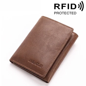 RFID Cow Leather Wallet Men Coin Purse Short Solid Color Bag Wallet Money Bag Credit Pocket Quality Designer Coin Bags
RFID Cow Leather Wallet Men Coin Purse Short Solid Color Bag Wallet Money Bag Credit Pocket Quality Designer Coin Bags