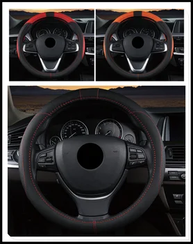 

auto steering wheel cover 38CM car auto interior accessories for Opel Optima Rio5 Rio K2 K3 K4 K5 KX3 KX5