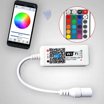 DC9-12V LED MIni WIFI RGBW Controller With 24key Remote IOS/Android Mobile Phone Wireless For RGBW LED Strip 
DC9-12V LED MIni WIFI RGBW Controller With 24key Remote IOS/Android Mobile Phone Wireless For RGBW LED Strip