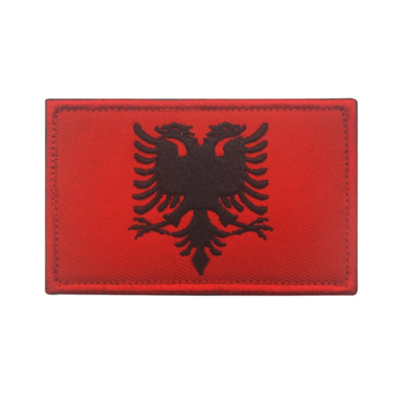 Albania Albanian National Flag Embroidery Patch Embroidered Patches Military Tactical Armband Shoulder Mark Fabric Sticker
Albania Albanian National Flag Embroidery Patch Embroidered Patches Military Tactical Armband Shoulder Mark Fabric Sticker