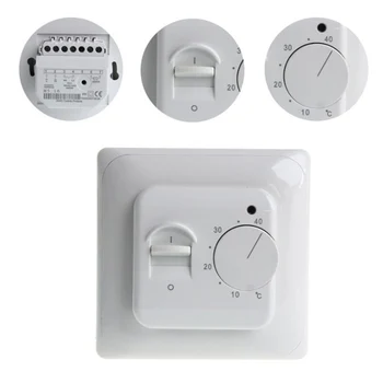 86 Type 220V 230V 16A NTC Sensor Heating System Mechanical Temperature Controller Multi-function External Probe
86 Type 220V 230V 16A NTC Sensor Heating System Mechanical Temperature Controller Multi-function External Probe