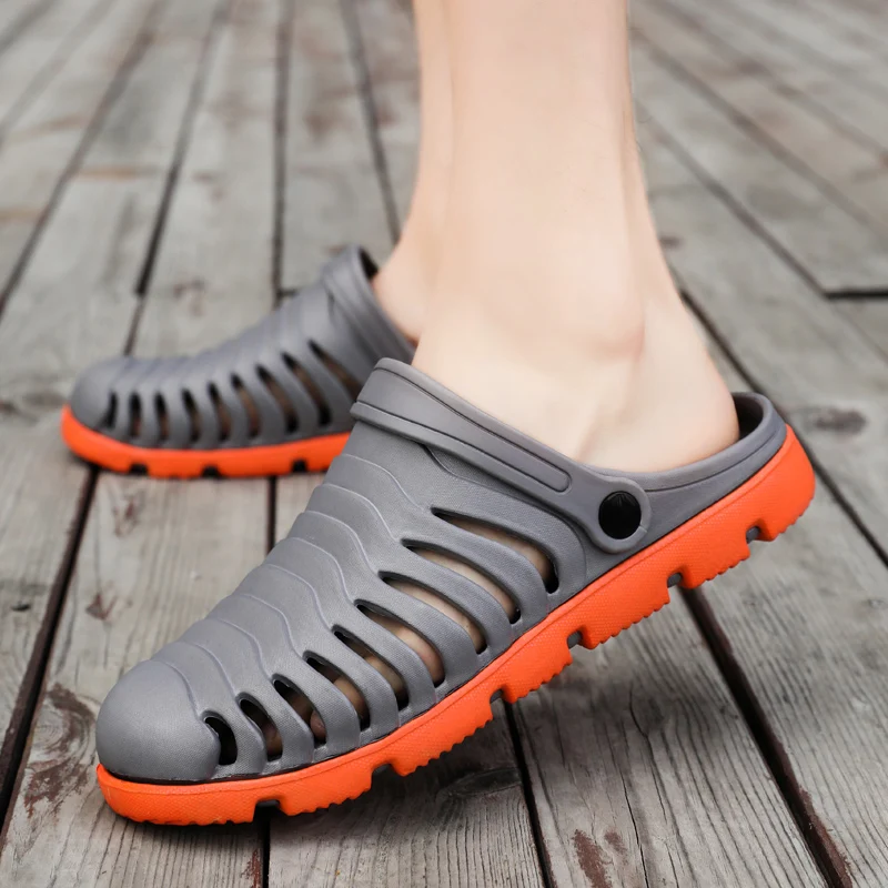 Hot Sale 2019 Beach Sandals Man Black Slip On Men Garden Clogs Ankle-Wrap Outdoor Men Sandals Light Weight Flats Men Slippers
Hot Sale 2019 Beach Sandals Man Black Slip On Men Garden Clogs Ankle-Wrap Outdoor Men Sandals Light Weight Flats Men Slippers