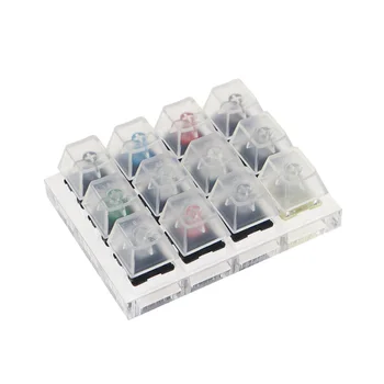 Mini Translucent PCB 12 Keycaps Testing Tool Keyboard Tester Portable Sampler Shaft Simulate Game For Cherry MX Switches
Mini Translucent PCB 12 Keycaps Testing Tool Keyboard Tester Portable Sampler Shaft Simulate Game For Cherry MX Switches
