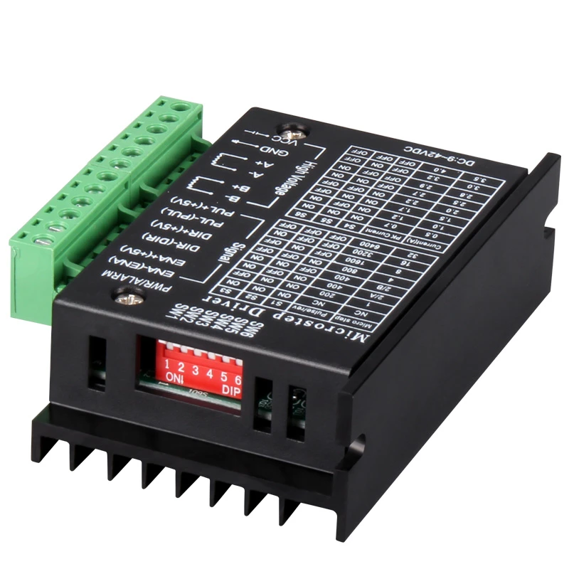 HYS Nema 17 Stepper Motor Driver TB6600 4A DC9-40V 42/57/86 Step Motor Controller CNC Router Kit 3D printers Engraving Machine
HYS Nema 17 Stepper Motor Driver TB6600 4A DC9-40V 42/57/86 Step Motor Controller CNC Router Kit 3D printers Engraving Machine