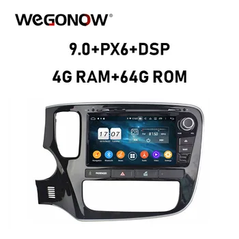 TDA7851 DSP Android 9.0 64GB ROM Car DVD Player GPS navi Map RDS Radio wifi 4G Bluetooth 5.0 For MITSUBISHI Outlander 2014 2015