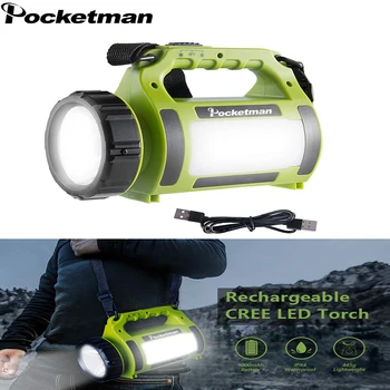 2500LM 5 Modes LED Powerful Flashlight Spotligt Searchlight Lantern Built-in Battery Camping Side Red + White Light Waterproof
2500LM 5 Modes LED Powerful Flashlight Spotligt Searchlight Lantern Built-in Battery Camping Side Red + White Light Waterproof