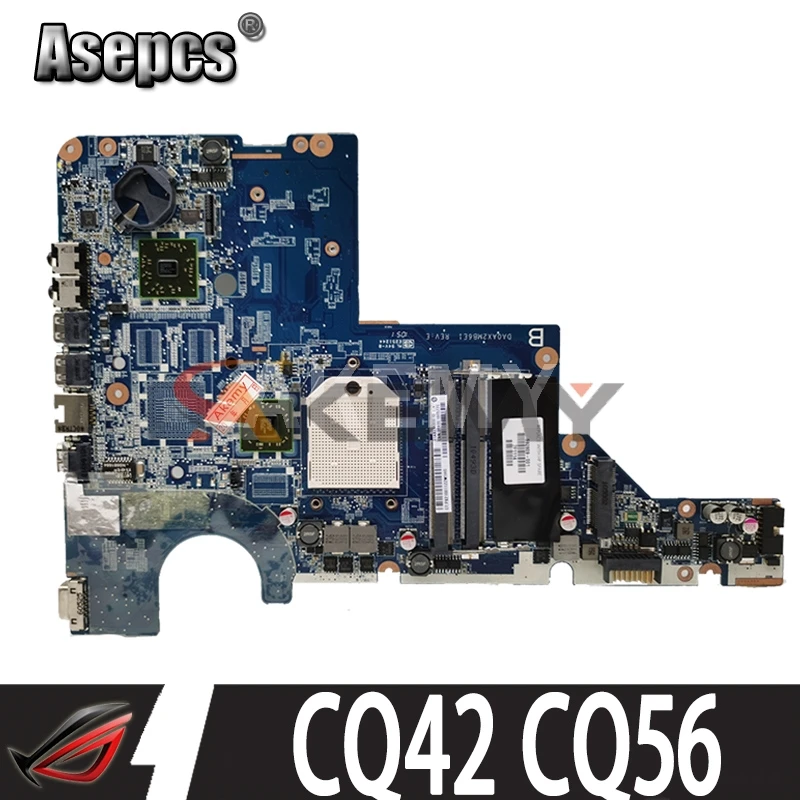 Материнская плата Akemy 623915-001 для ноутбука HP Compaq CQ42 CQ56 материнская DA0AX2MB6E1 разъем S1