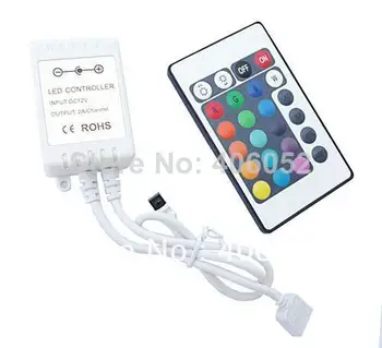 4pcs/lot 24 keys rgb led controller 12v for 5050/3528 led strip light and RGB LED module ,remote IR
4pcs/lot 24 keys rgb led controller 12v for 5050/3528 led strip light and RGB LED module ,remote IR