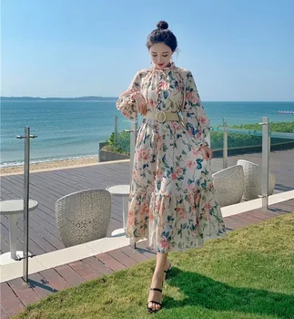 LLZACOOSH Runway Women's Lantern Sleeve Holiday Maxi Dress Spring Printing Ruffles mermaid Vintage Stand collar Long Dresses
LLZACOOSH Runway Women's Lantern Sleeve Holiday Maxi Dress Spring Printing Ruffles mermaid Vintage Stand collar Long Dresses