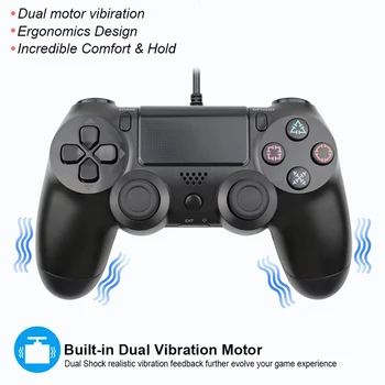 Bluetooth Wireless Gamepad For PS4 Controller For Playstation 4 Dualshock 4 Double Vibration Joystick Gamepad
Bluetooth Wireless Gamepad For PS4 Controller For Playstation 4 Dualshock 4 Double Vibration Joystick Gamepad