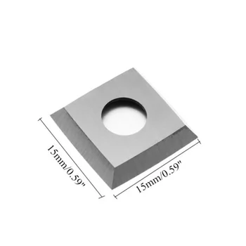 10pcs 15mm Milling Machine Square Carbide Insert Set For Wood Lathe Turning Tool
10pcs 15mm Milling Machine Square Carbide Insert Set For Wood Lathe Turning Tool