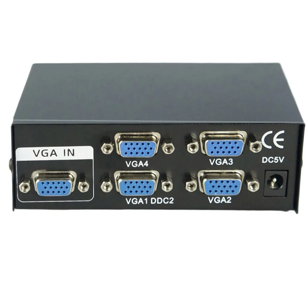 Newest 150MHz 2 Port Monitor Switch VGA SVGA Video Splitter Box Adapter USB Powered
Newest 150MHz 2 Port Monitor Switch VGA SVGA Video Splitter Box Adapter USB Powered