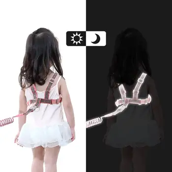 2 in 1 Baby Reflective Walking Harness Toddler Kids Anti-lost Safety Shoulder Strap Wrist Link Belt Leash Traction Night Vision
2 in 1 Baby Reflective Walking Harness Toddler Kids Anti-lost Safety Shoulder Strap Wrist Link Belt Leash Traction Night Vision