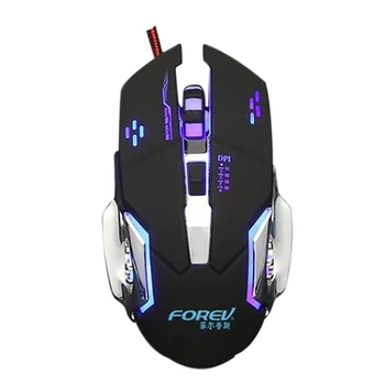 HOT-FOREV Wired Game Mouse, Quiet USB Charging Mouse, Optical Ergonomics, Colorful LED Light 2400 Dpi for PC, Laptop
HOT-FOREV Wired Game Mouse, Quiet USB Charging Mouse, Optical Ergonomics, Colorful LED Light 2400 Dpi for PC, Laptop