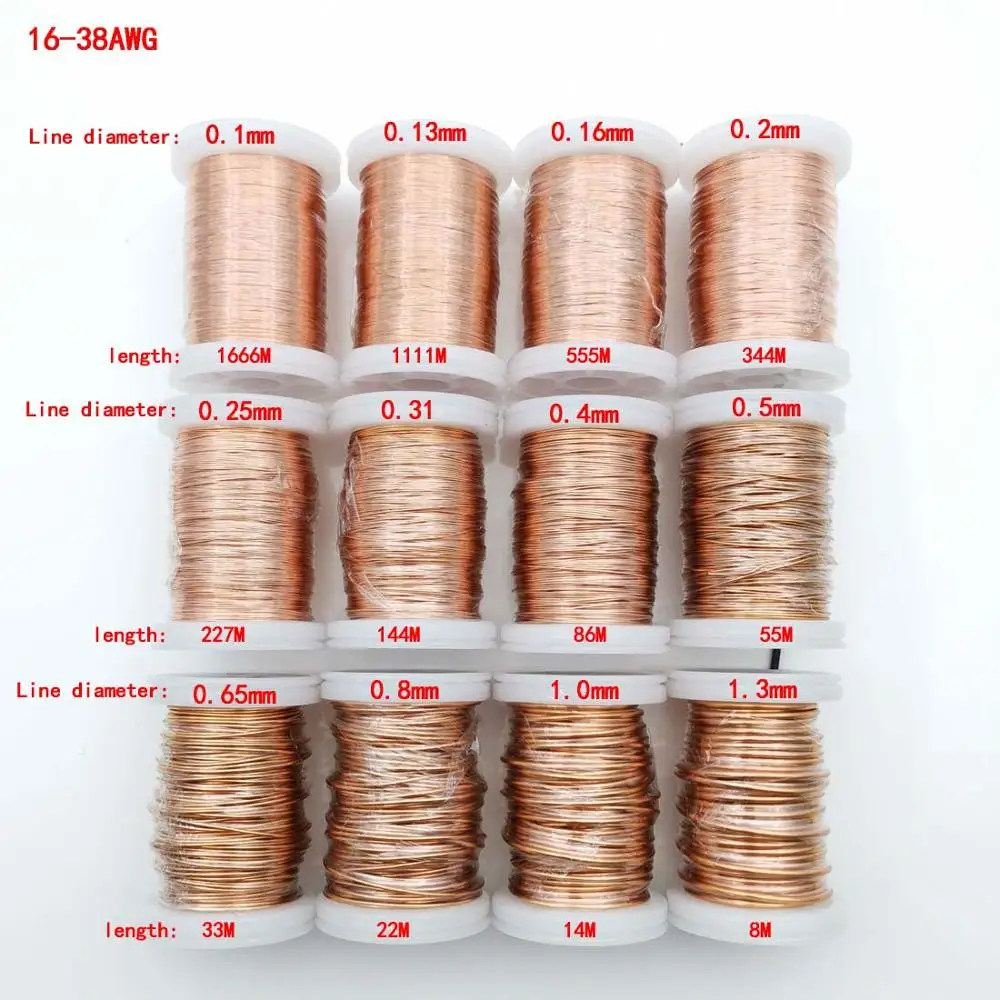 0.05-1.3mm polyurethane Enameled Copper Wire Magnet Wire Magnetic Coil Winding wire For Making Electromagnet Motor Copper Wire
0.05-1.3mm polyurethane Enameled Copper Wire Magnet Wire Magnetic Coil Winding wire For Making Electromagnet Motor Copper Wire